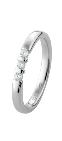 530130-Y520-001 | Memoirering Südlohn-Oeding 530130 600 Platin, Brillant 0,090 ct H-SI∅ Stein 2,0 mm 100% Made in Germany   796.- EUR   